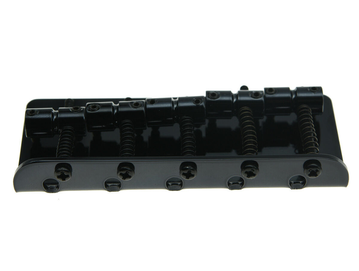 Black 5 String Electric Jazz J Bass or Precision P Bass Guitar Bridge