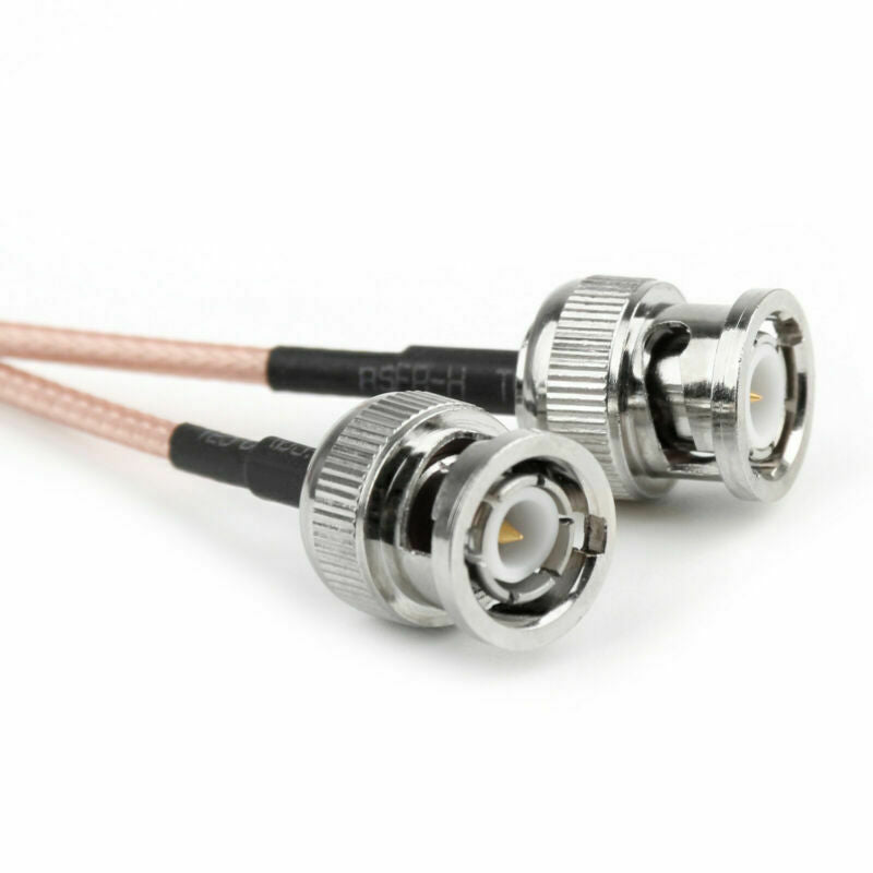 4x RG316 BNC Male Plug to BNC Male Plug RF Pigtail Jumper Cable 50CM 20in