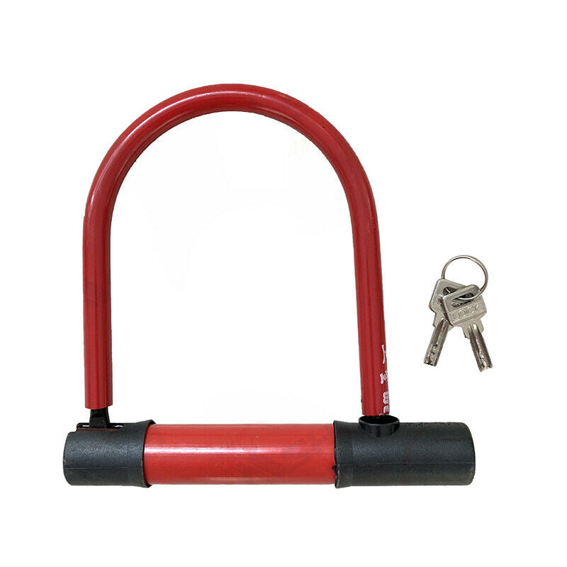 Bicycle Bike U Lock Motorcycle Cycling Scooter Security Steel Chain with 2 KeSJ