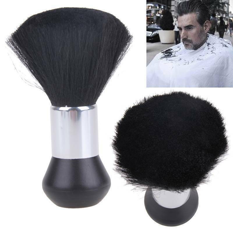1Pcs Neck Duster Brush for Salon Stylist Barber Hair Cutting Make Up, Body-Black