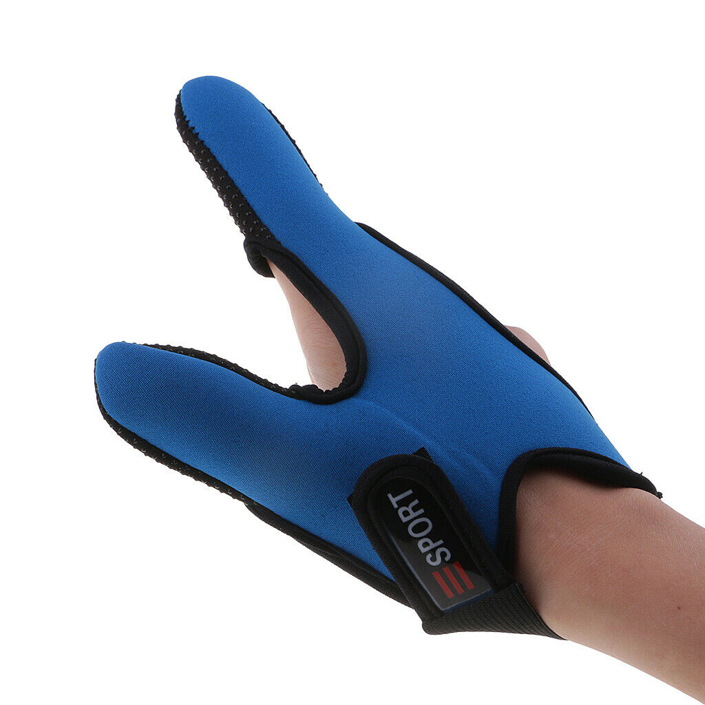 Adjustable Fishing Thumb Index Finger Glove Outdoor Non-Slip Mitt for Kite