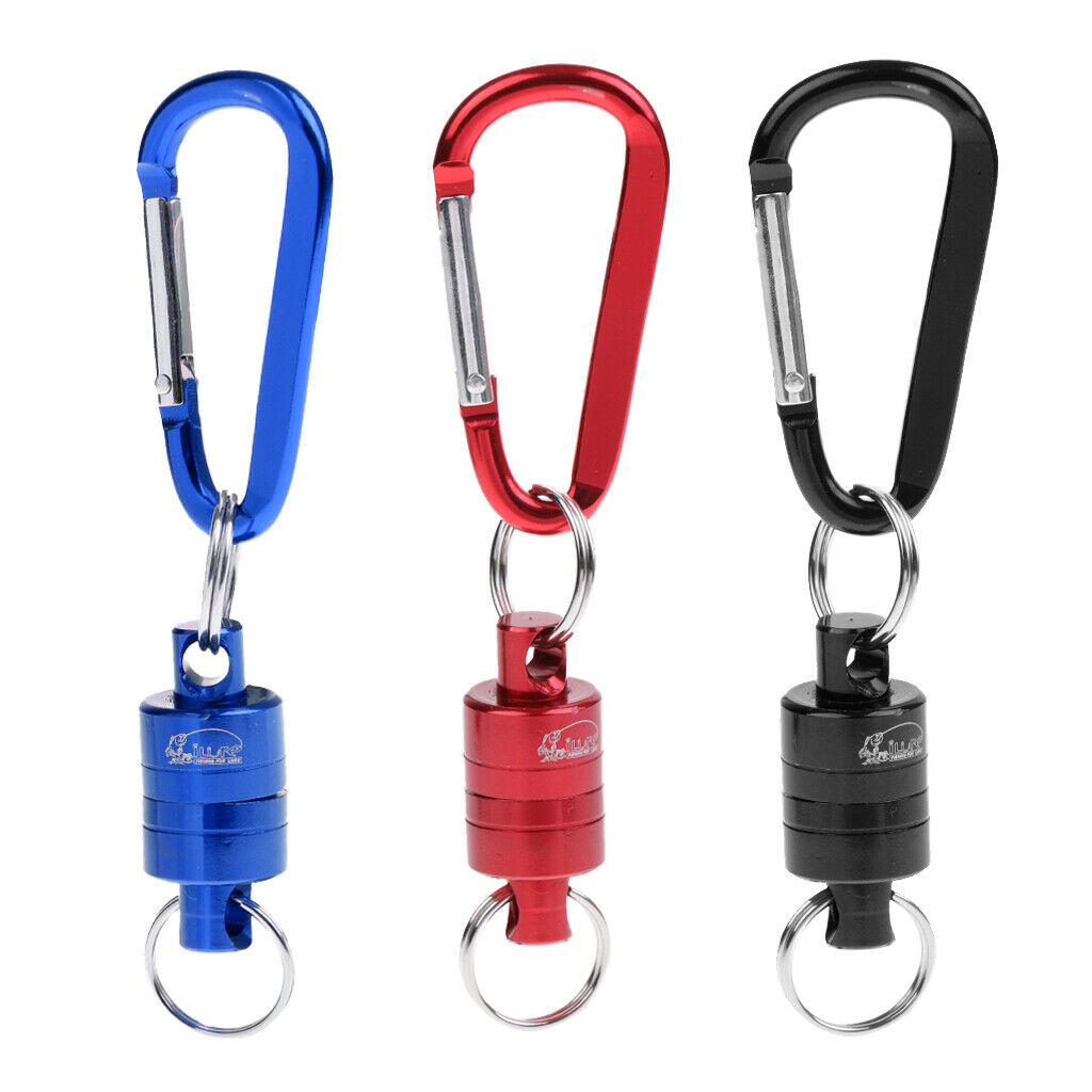 3pcs Magnetic Net Landing Net Holder Gear Release Tool Fly Fishing Tace Tool