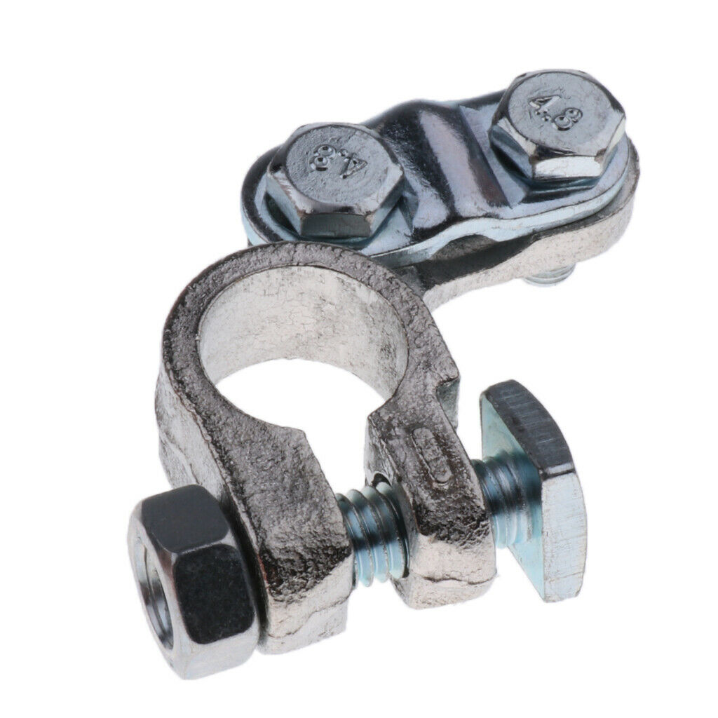 2pcs Brass Positive Negative Car Battery Terminal Clamp Clip Connector