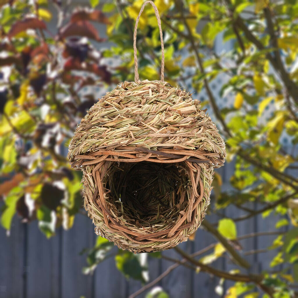Hummingbird House Hand Woven Birdhouses for Outdoors Outside Hanging House