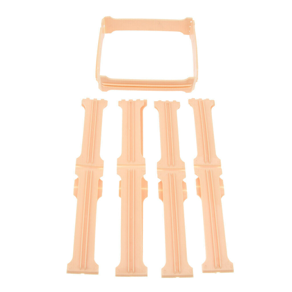 5 Pieces Portable Foldable Honey Collection Box Case Frame Beekeeping Tool