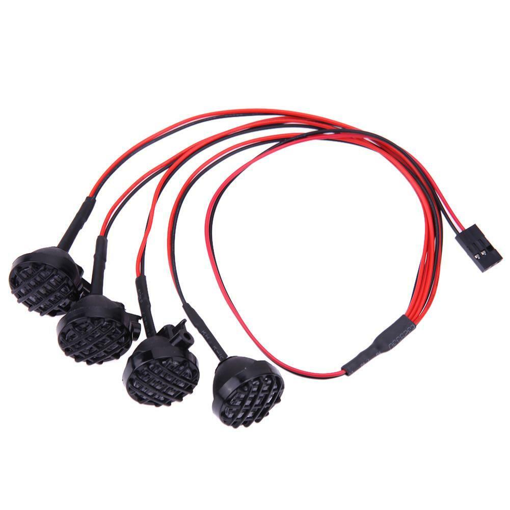 4 LED White Light with Lampshade for 1:10 Traxxas HSP Redcat RC Crawler Car Part
