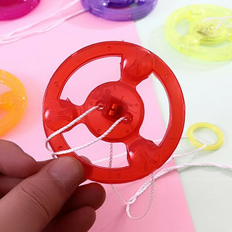 Flash Pull Line Led Flywheel Whistle Creative Classic toys for Children G.l8