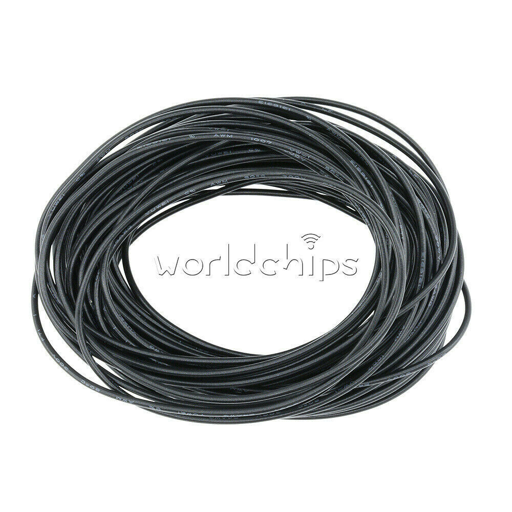4in1 9 Feet Red/Yellow/Blue/Black Flexible Stranded of UL-1007 24 AWG Wire Cable