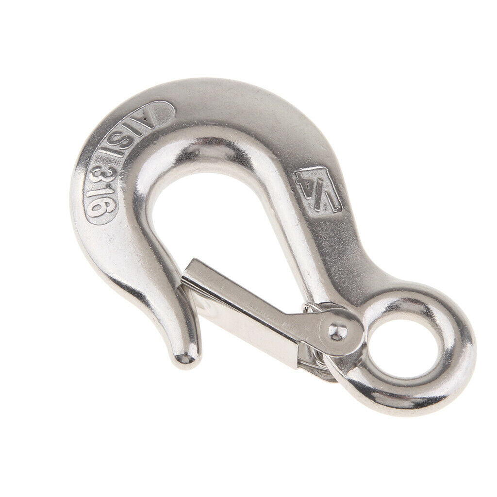 1/4" Clevis Slip Eye Hook With Safety