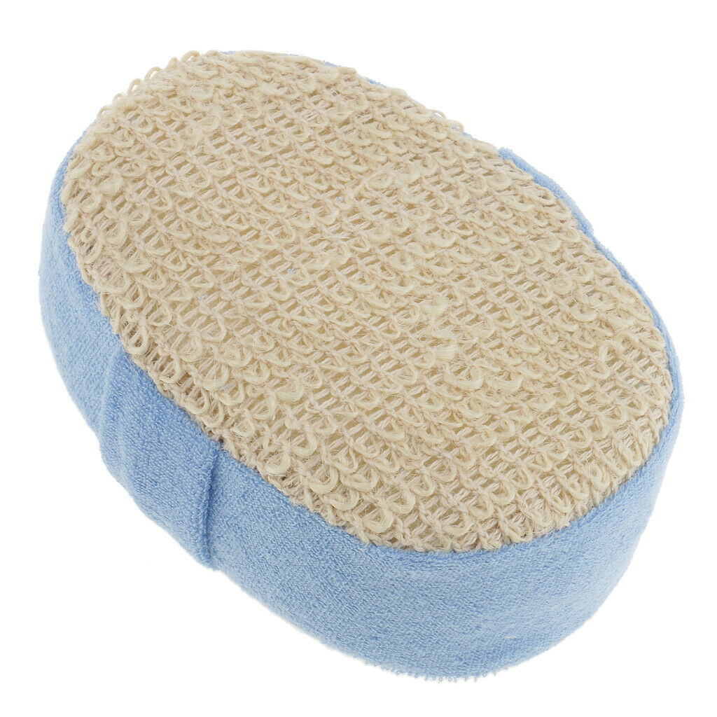 Exfoliating Loofah Sponge Pads Bath Sponge Body Face Scrubber Loofa for Shower