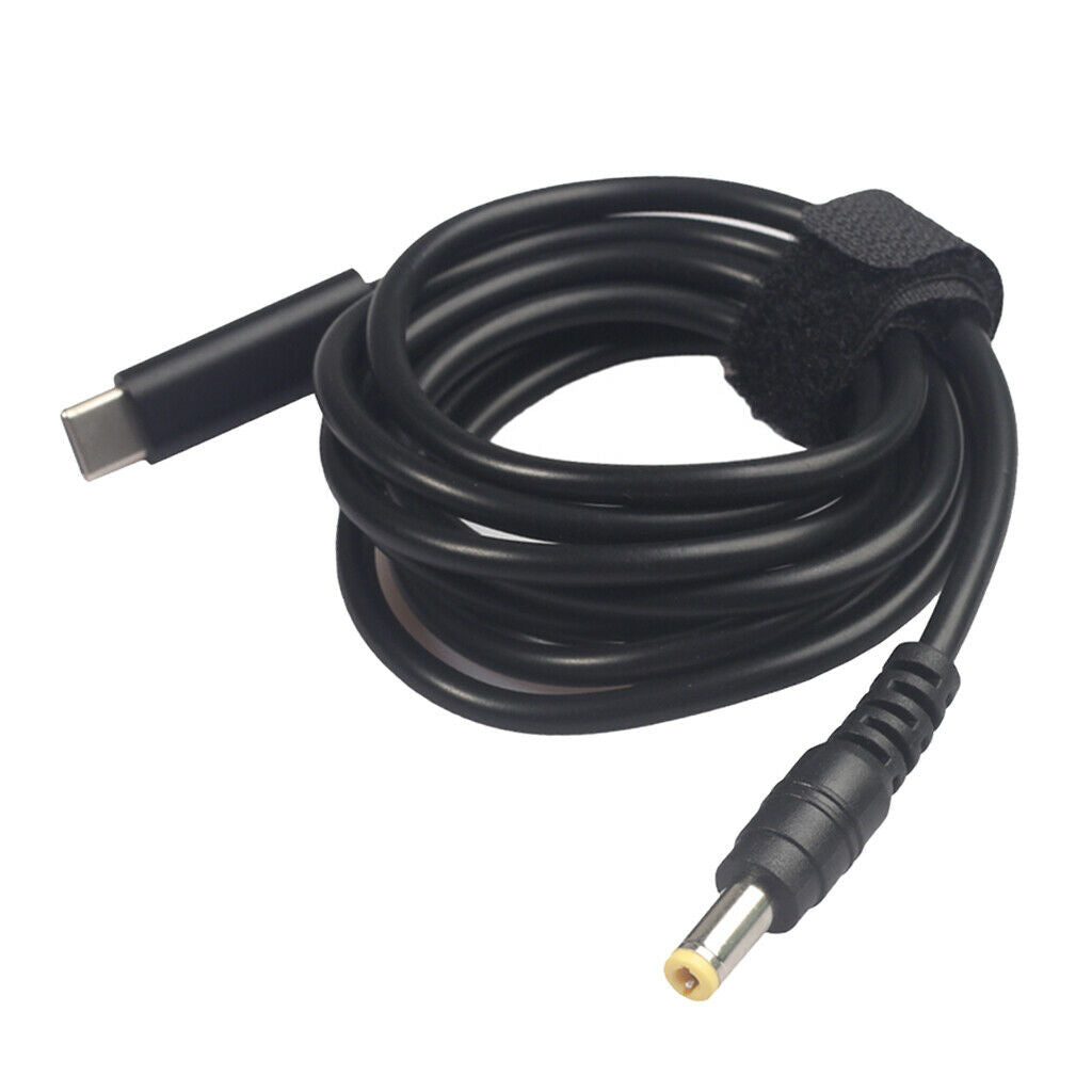 Type-C Male to 5.5mmx2.5mm Plug PD Charging Cable Charger Adapter