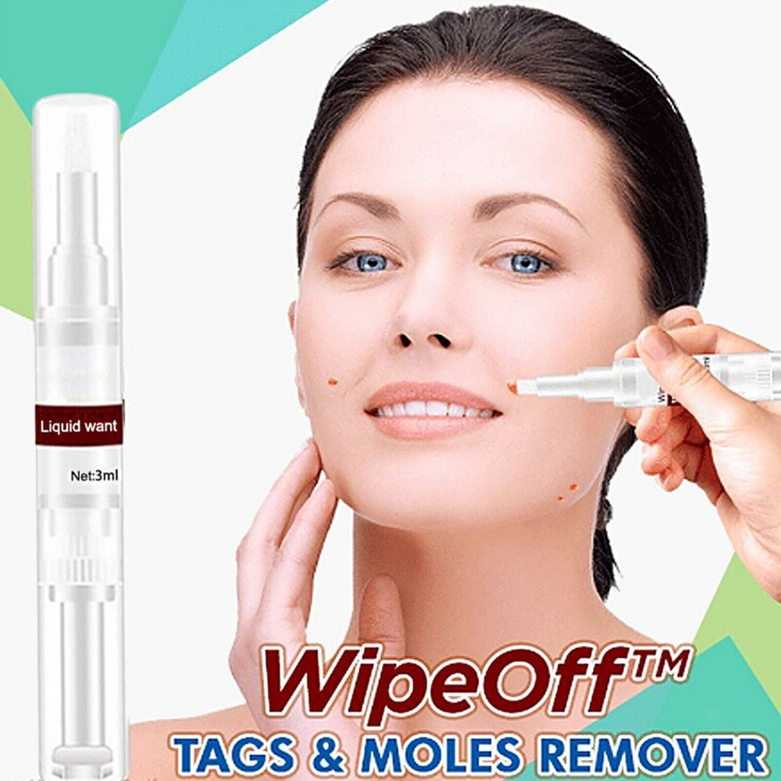 Tags&Moles Remover Effective Scar-Free for Face WipeOff Tags Skin Care