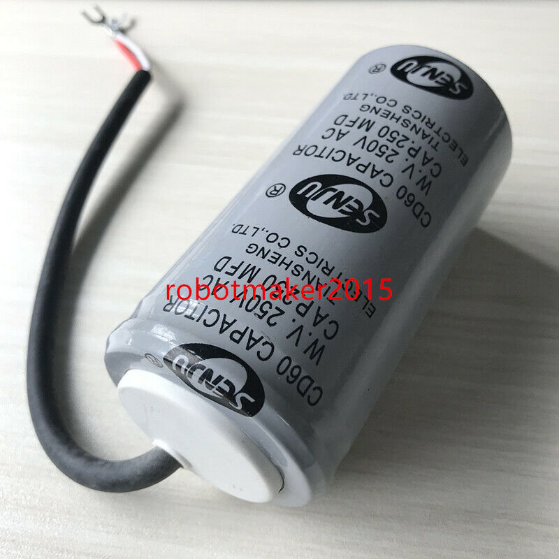 CD60 Motor Start Capacitor 250 MFD 250UF 250VAC 250V HVAC Capacitors