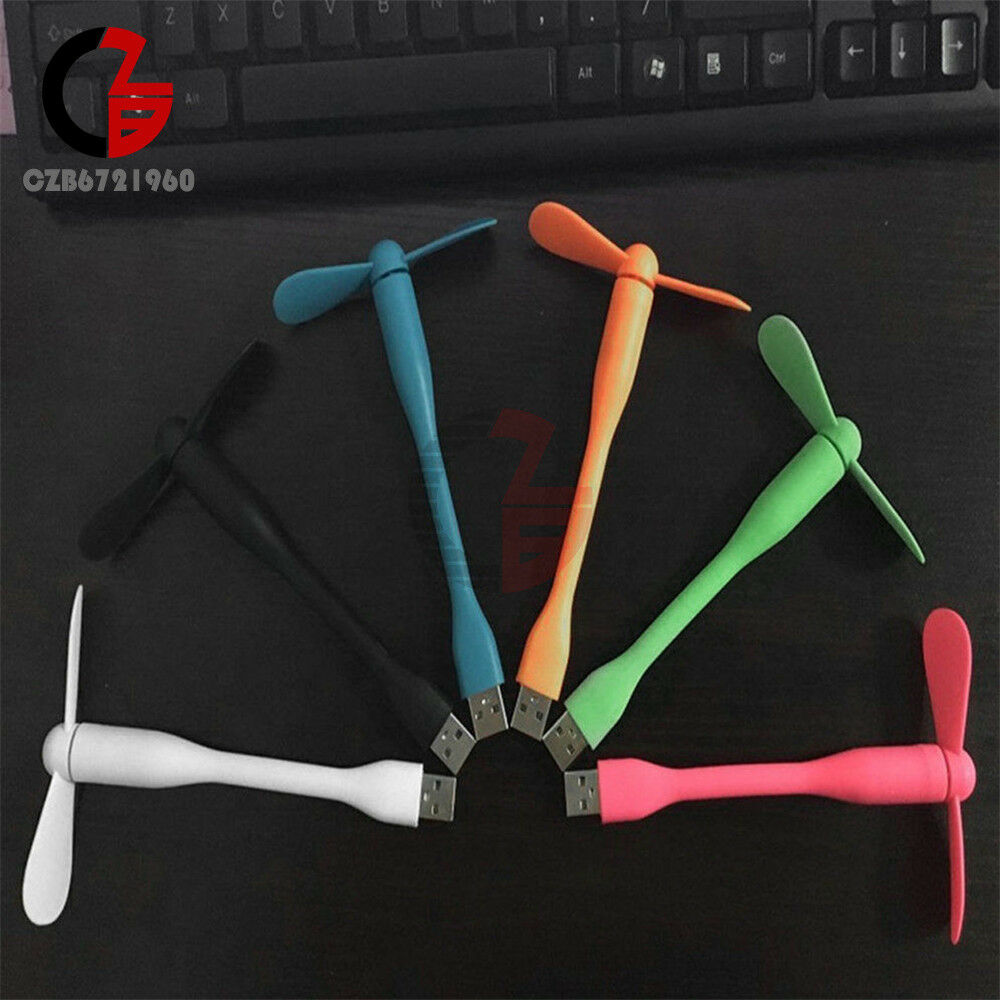 Mini USB Portable Cooling Fan Cooler Flexible For Laptop Desktop Computer