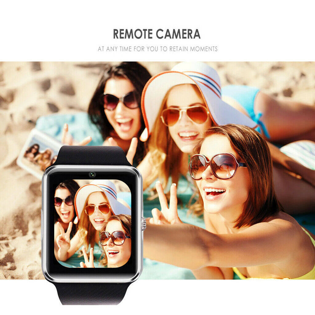 Watch GT08 Sync Notifier Bluetooth Android Phone Clock Sync Smartwatch Red