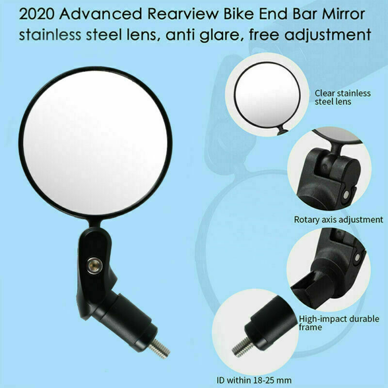 Cycling Bike Bicycle Classic Rear View Mirror Handlebar Flexible Safety Rearview