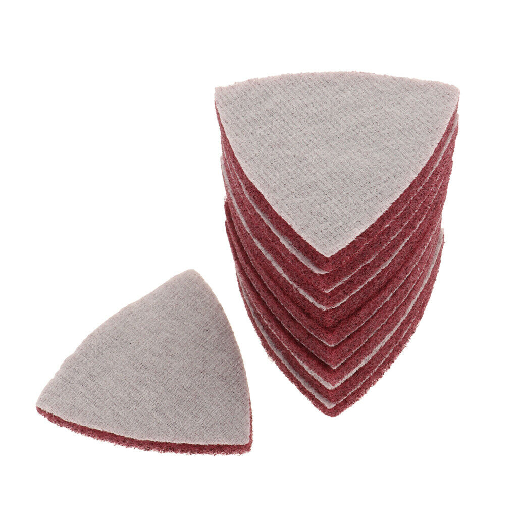 20 Pieces Heavy Duty Industrial Scouring Pad Sponge Sandpaper Grinding Tool