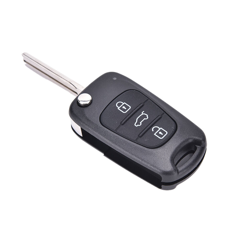Remote Folding Key Shell Case 3Buttons Fob For Hyundai I20 I30 IX35 I35 Un.l8