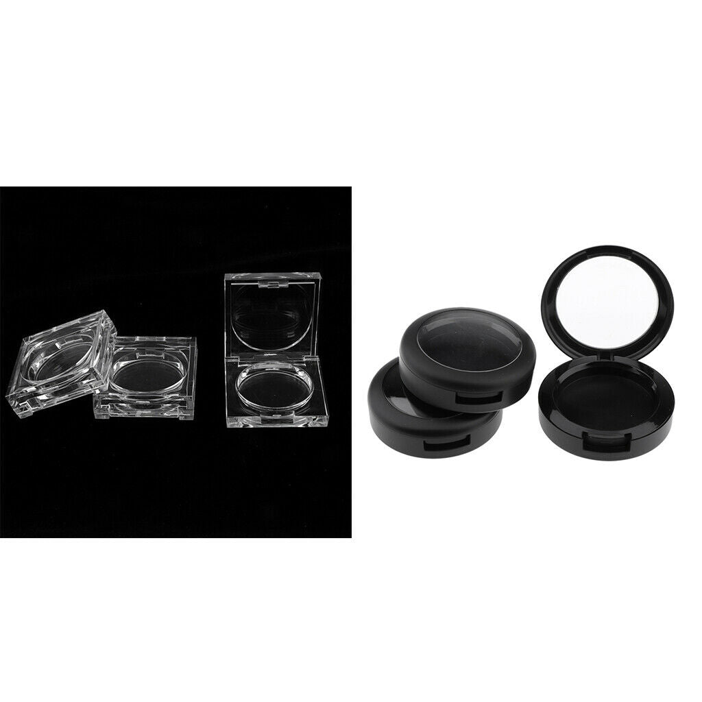 6pcs Cosmetic Container Loose Powder Containers Storage Box