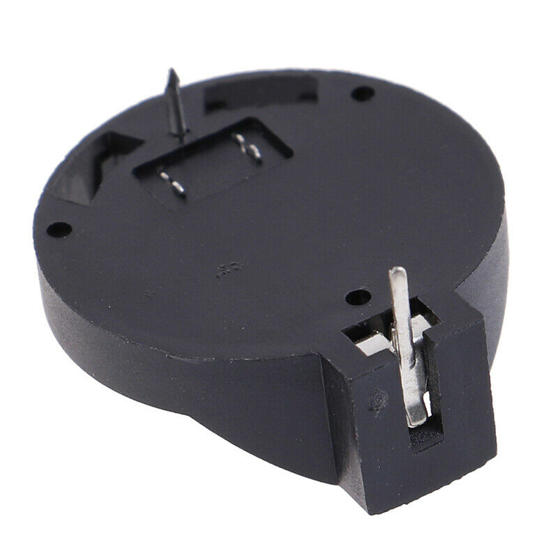5PCS Black CR2025 CR2032 3V Button Coin Cell Battery Socket Holder C WF