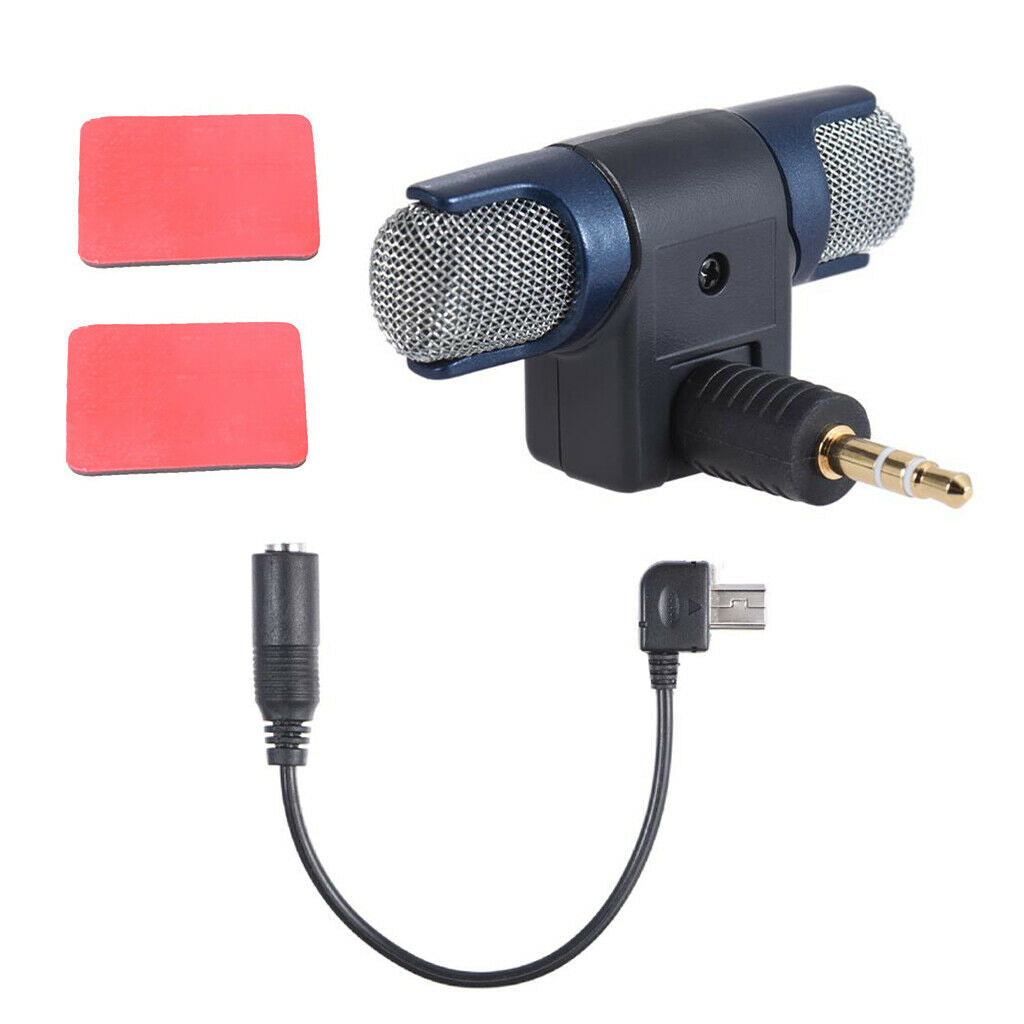 External Mic Microphone with Mini USB Adapter Cable for   Hero 3 3+  Camera