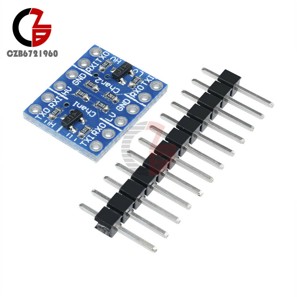10PCS 5V to 3.3V I2C IIC 2-Channels Bi-Directional Logic Level Converter Module