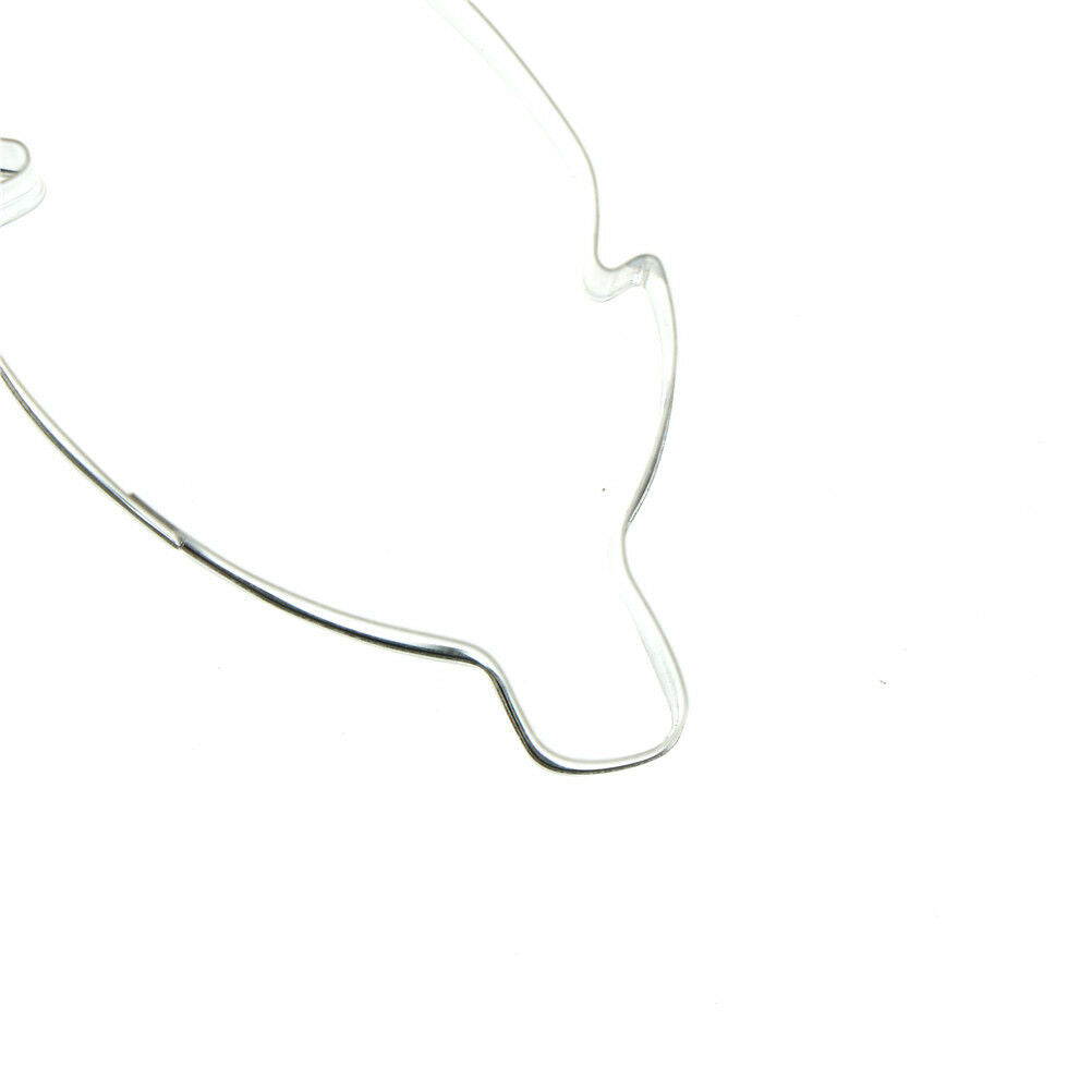 feather shaped stainless steel cutter biscuit cookie mold baking decor too.l8