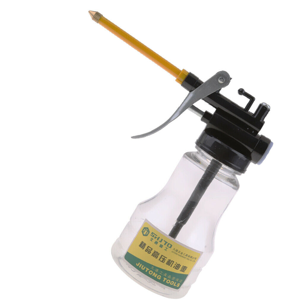 250g High-pressure Hand Pump Oiler Oil Pot Can Spray  Hose For