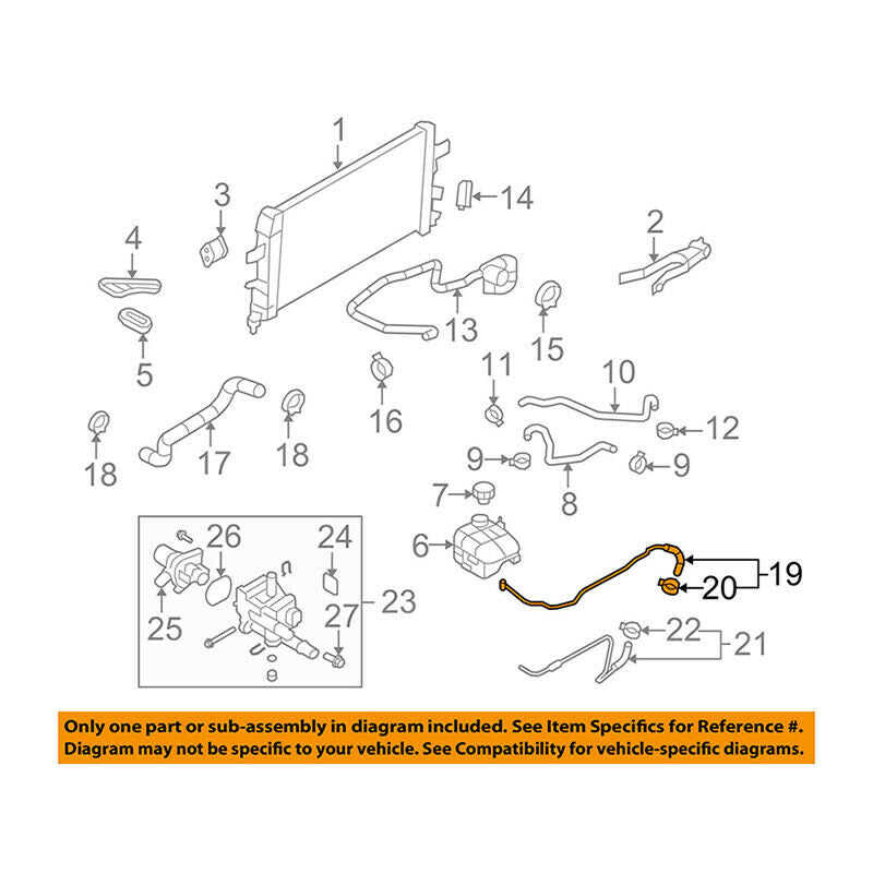 Throttle Body Heater Pipe Inlet For Chevrolet Cruze 1.8 55569809BD
