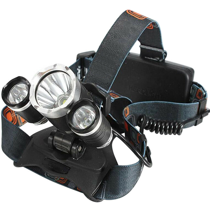 3000Lm LED Headlamp Rechargeable Head Light Flashlight Torch Lamp  Head Light
