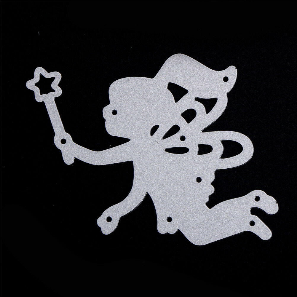 1pc magic Fairy Girl Scrapbook DIY album Card Metal Die Cut Stencil craft.l8