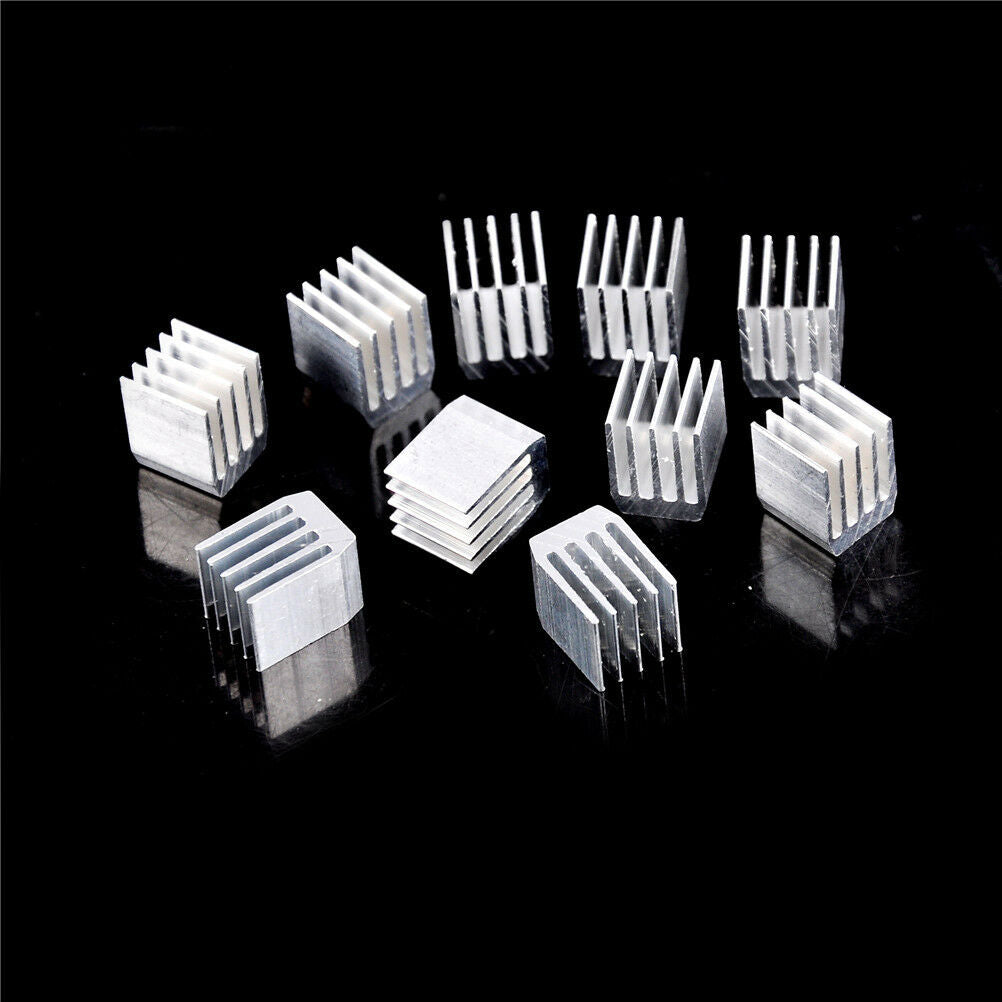 10pcs Aluminum Cooling 9x9x12MM Heat Sink RAM Radiator Heatsink Cooler 、DD
