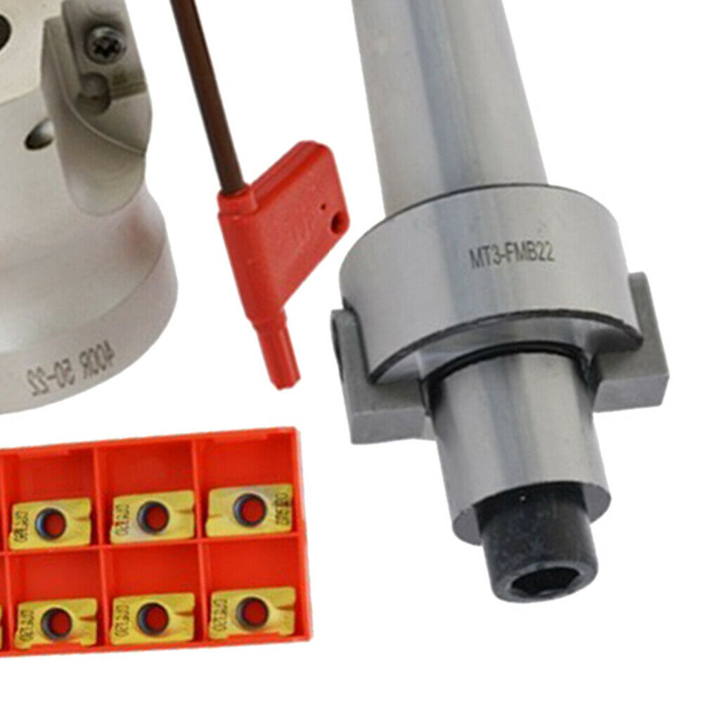 MT3-FMB22 Milling Tool Holder 400R-50-22 Cutter 10pcs APMT1604 Inserts Sets