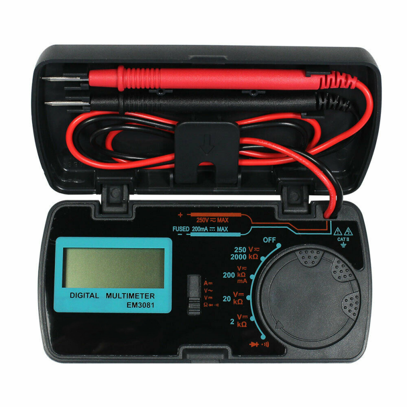 Multifunction Tester Mini Pocket Digital Ohm Digital Multimeter Ampere Voltmeter