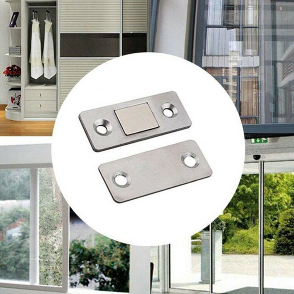 2pcs Magnetic Door Closer Catches Strong Magnet Catch Latch for Cabinet Re