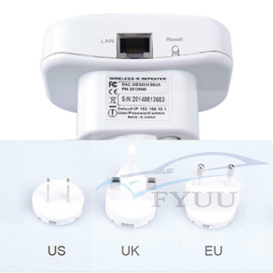 300Mbps WiFi Repeater Wireless AP Router Extender Signal Booster Range US PLUG