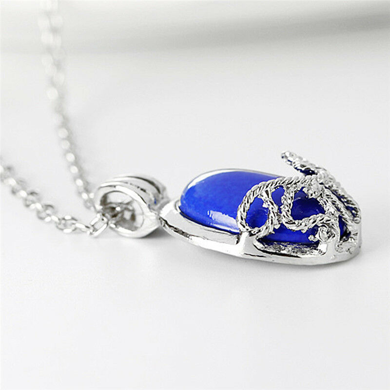 Film The Vampire Diaries Katherine Anti-sunlight Lapis Lazuli Pendant Neck.l8