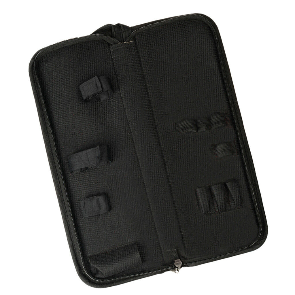 Black Piano Tuning Mute Tool Bag Piano Parts Accessories Kit Repair Tool