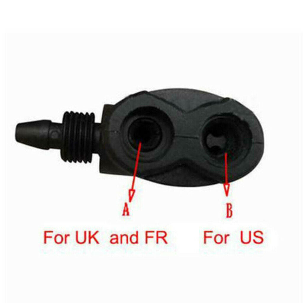 2 Pcs Portable Bike Biycle Tire Air Pump Inflator Head Presta/Schrader Valve
