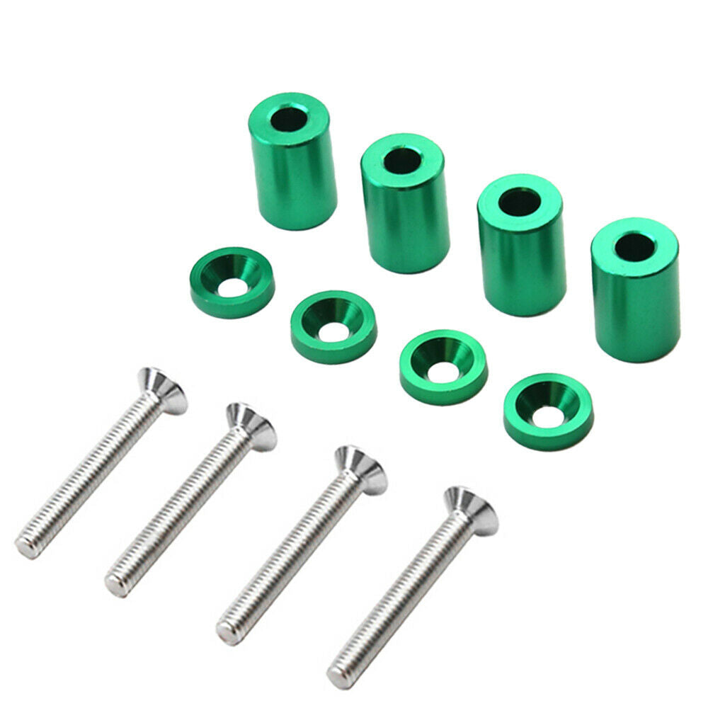 Alloy Hood Vent Spacer Riser Kits For All Turbo  Engine  Motor Swap  Green