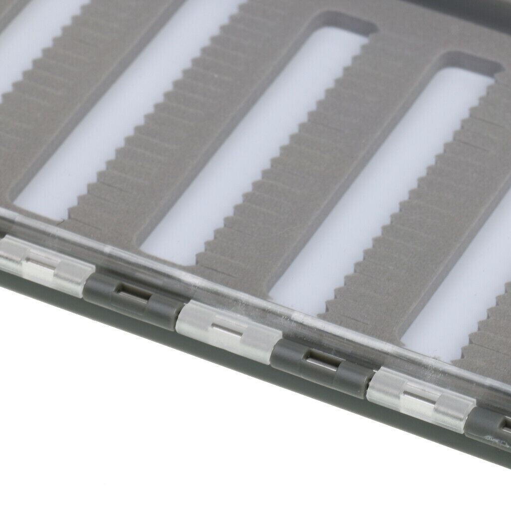 Pocket Size Fly Box Slot Foam Fishing Box Storage Spinners Hooks