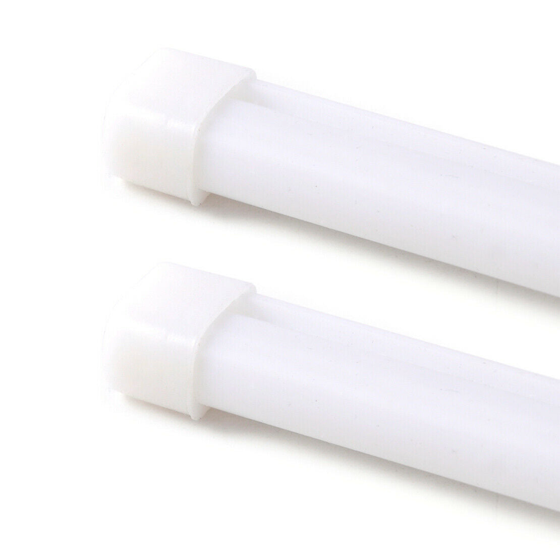 2x 60CM Car White LED Flexible Daytime Running Light DRL Strip Soft Tube Lamp An