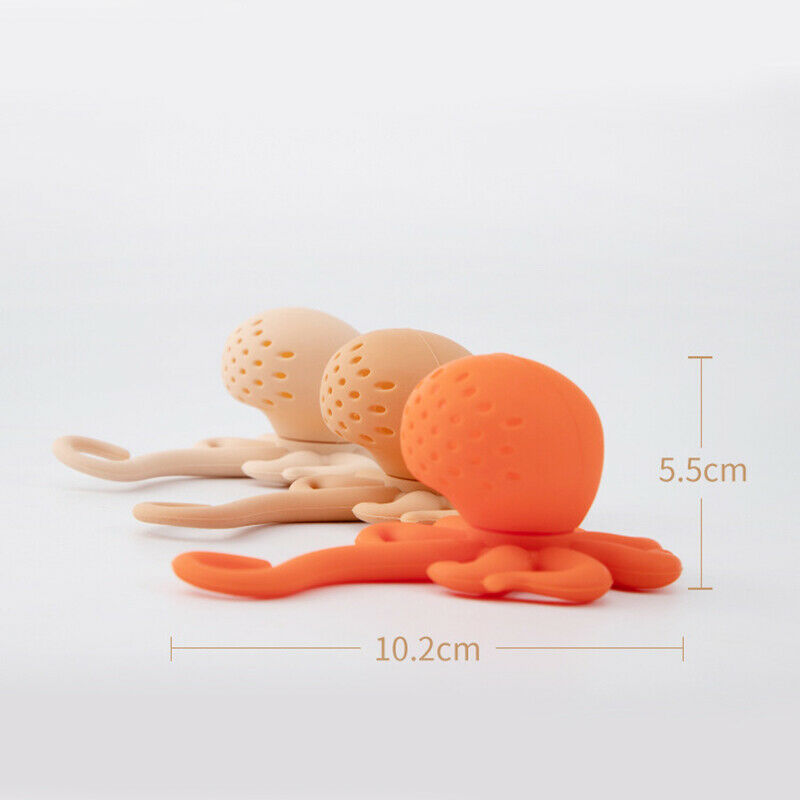 3Pcs Octopus Silicone Tea Maker, Creative Octopus Tea Bag, Silicone Animal TN5F3