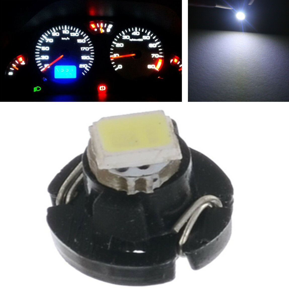 30 Pcs T3 LED Low Power Wedge Car Dash Gauge Instrument Cluster Bulbs Light 12V