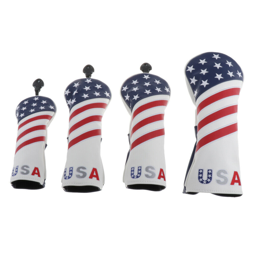 2X Portable Sports Golf Headcover Golf Head Cover Golf Club Protector Cover