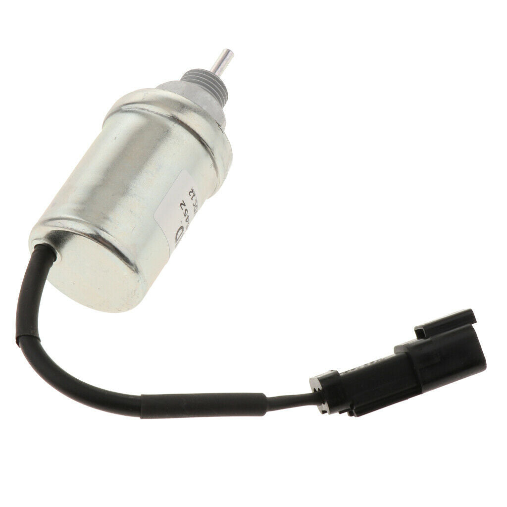 U85206452 12V Stop Solenoid - Fuel Shut Down Solenoid for Perkins HR404C-22T