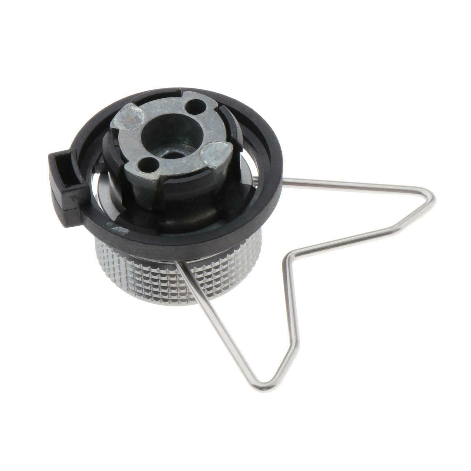 Outdoor Camping Stove Butane Metal Adapter Convert Fuel Canister for Long Tank
