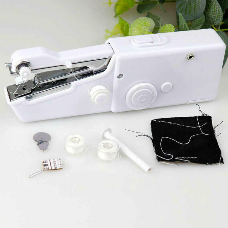 Mini Machine To Sew Hand-Held To Batteries Ultra-Lightweight - New