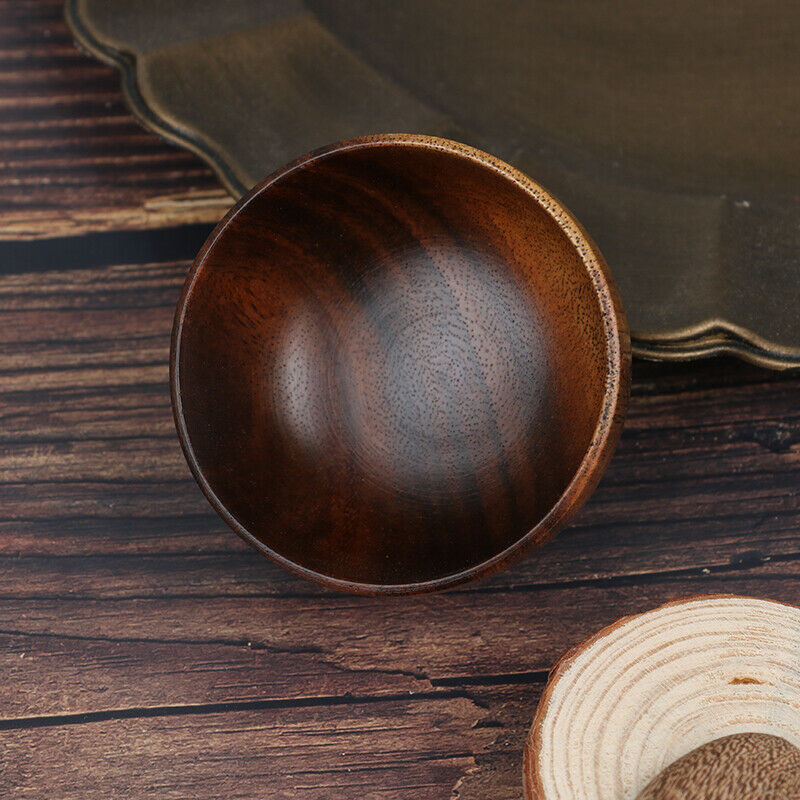 Salad Bowl Practical Durable Wooden Simple Storage Holder Kitchen Bowl Cu.l8