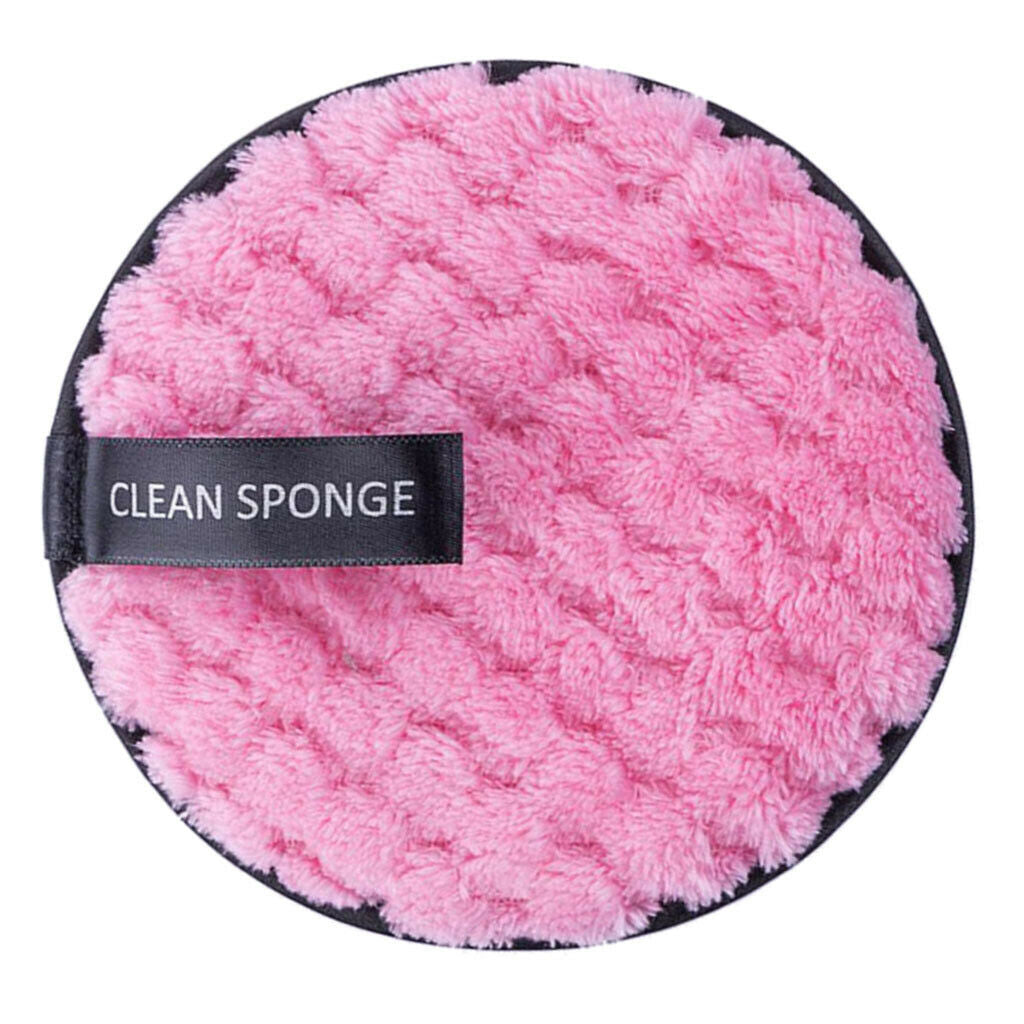 4Pcs Microfiber Cloth Cotton Pads Makeup Remover Puff Towel Cleaning Wipe